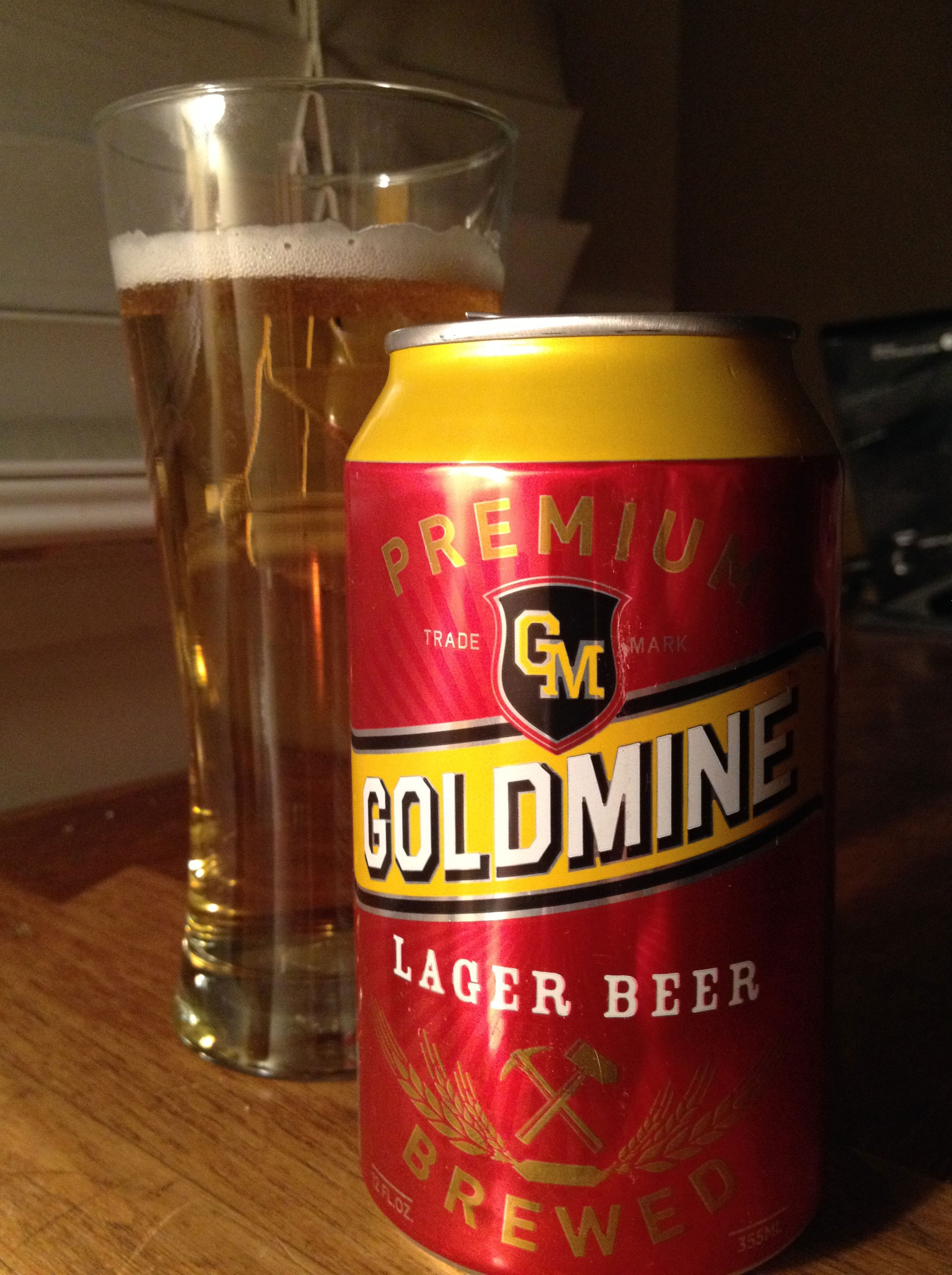 Goldmine Adjunct Lager - Beer Gazetteer